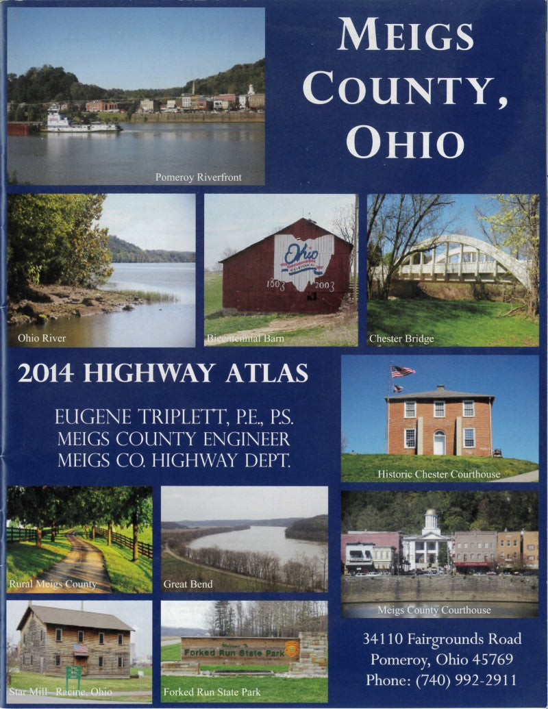 Meigs County, Ohio 2014 highway atlas