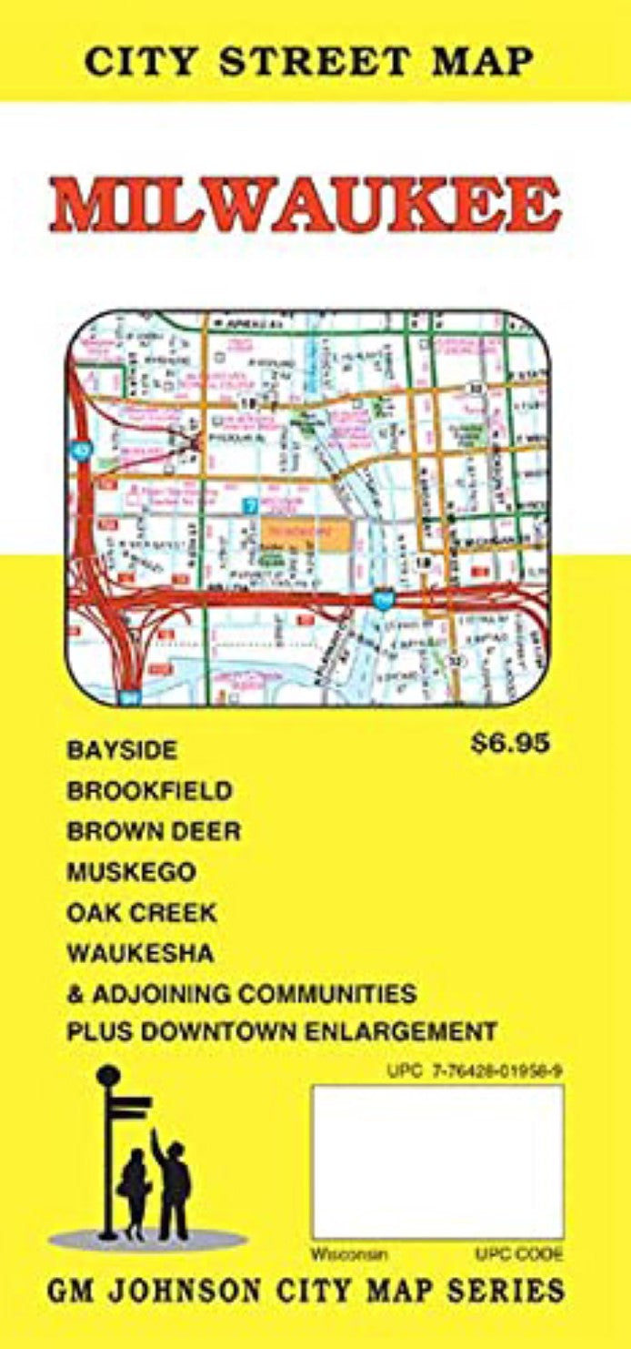 Milwaukee, Wisconsin City Street Map