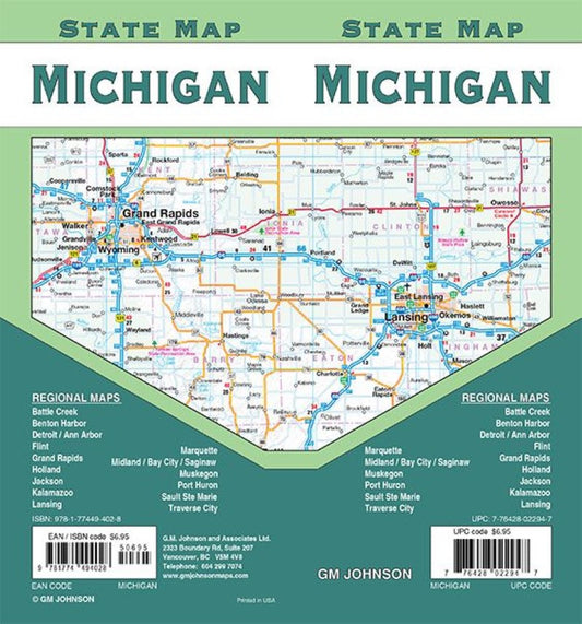 Michigan State Map