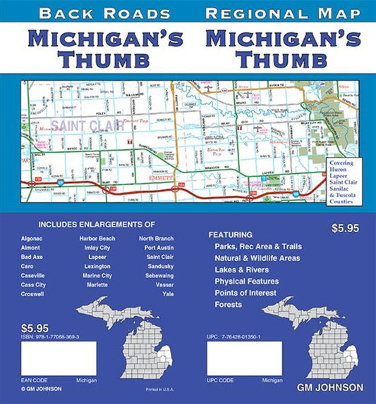 Michigan's Thumb : regional map