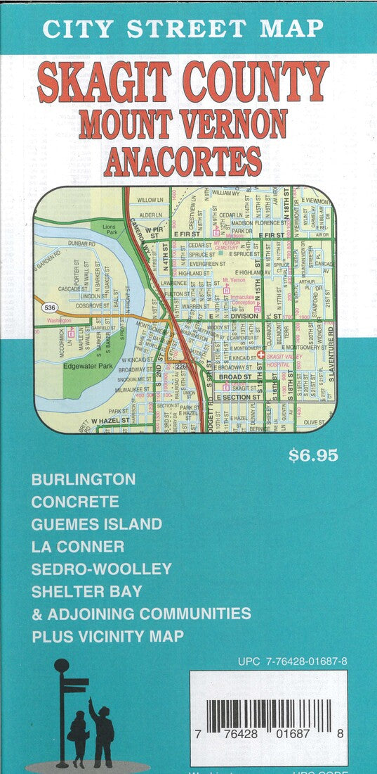 Skagit County : Mount Vernon : Anacortes : city street map