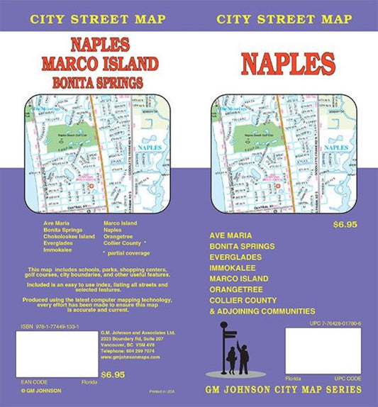 Naples : city street map = Naples : Marco Island : Bonita Springs : city street map