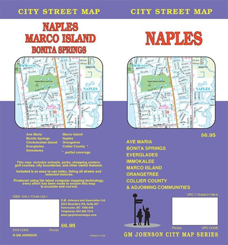 Naples : city street map = Naples : Marco Island : Bonita Springs : city street map