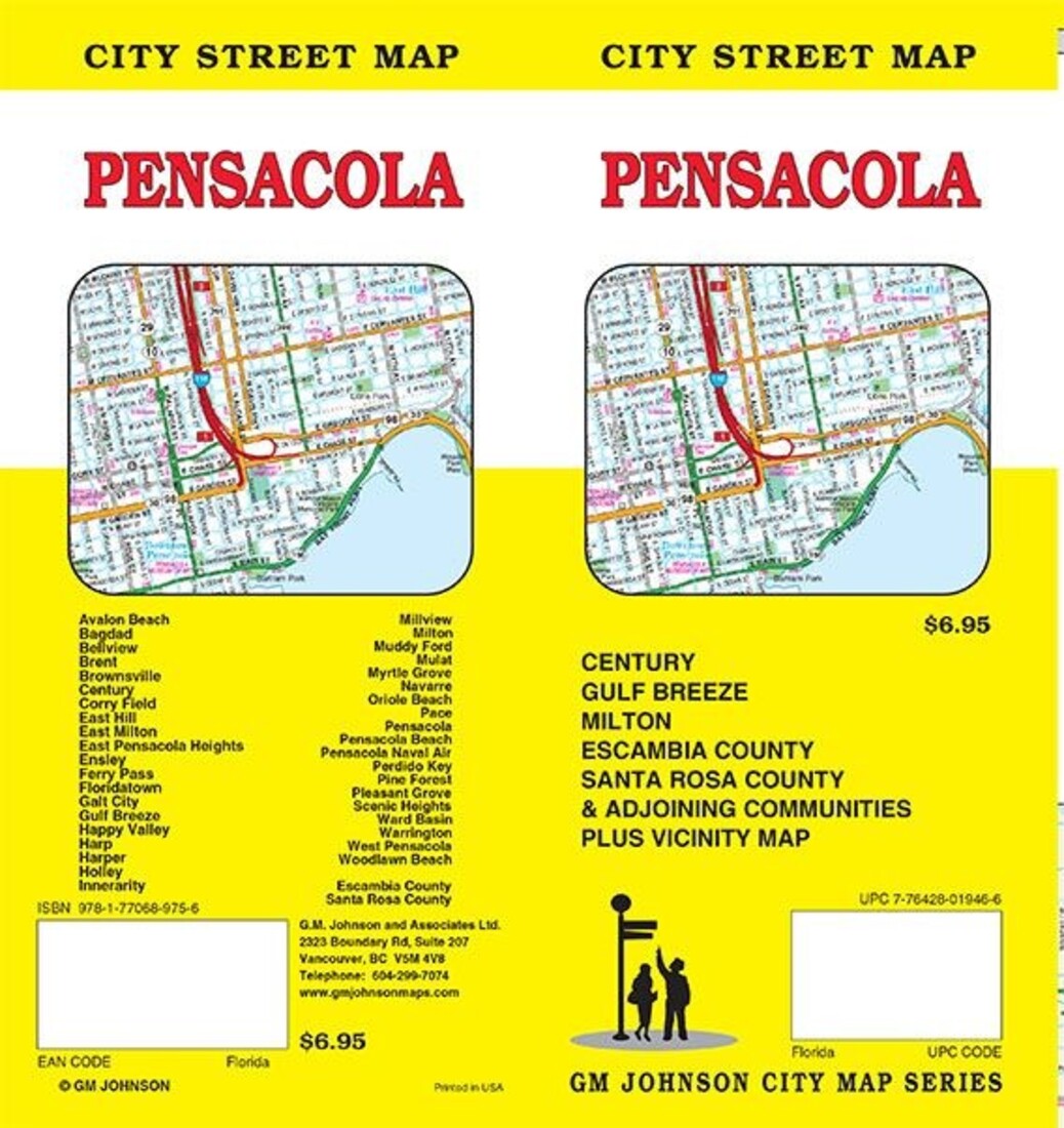 Pensacola : City Street Map