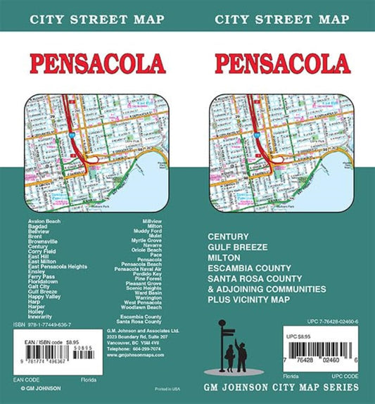 Pensacola : City Street Map