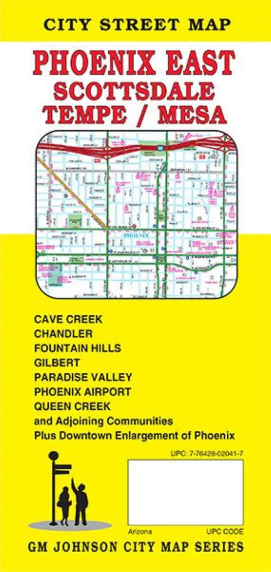 Phoenix East, Arizona City Street Map