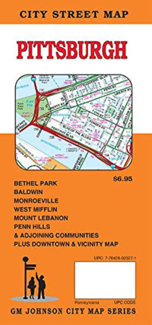 Pittsburgh, Pennsylvania Street Map