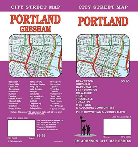 Portland : city street map = Portland : Gresham : city street map