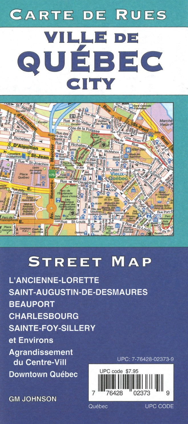 Quebec City street map