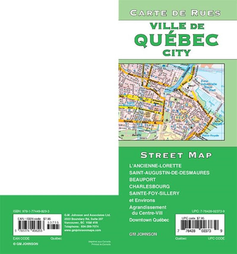 Quebec City street map