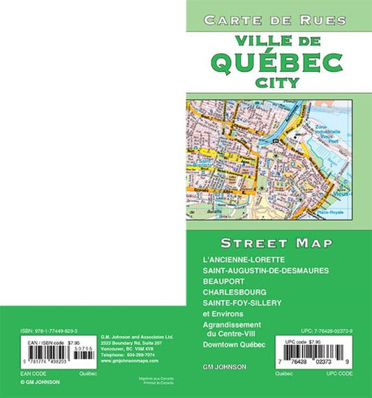 Quebec City street map