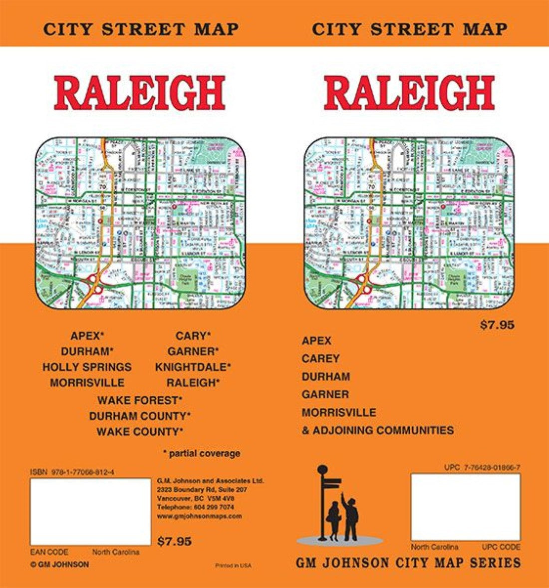 Raleigh, North Carolina Street Map