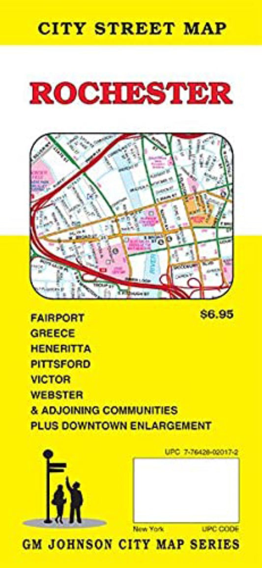 Rochester, New York City Street Map