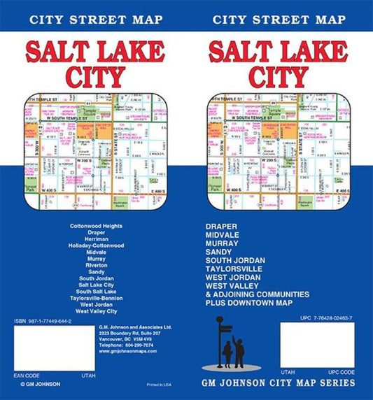 Salt Lake City: City Street Map