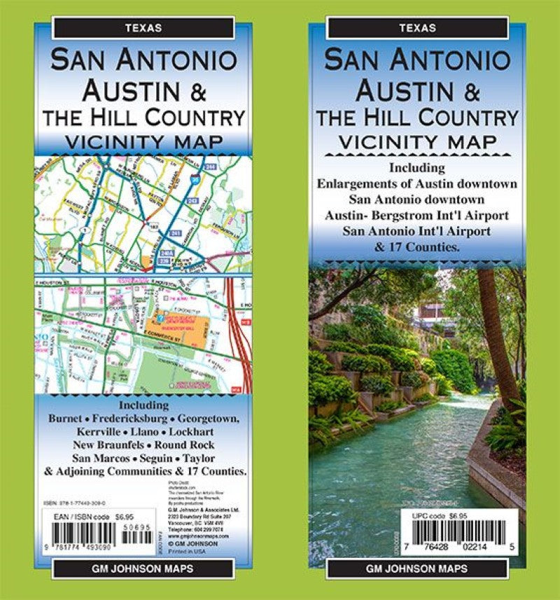 San Antonio – Austin & the Hill Country, Texas Vicinity Map