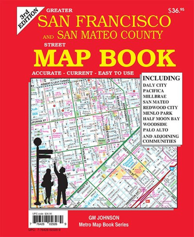 Greater San Francisco & San Mateo County street map book