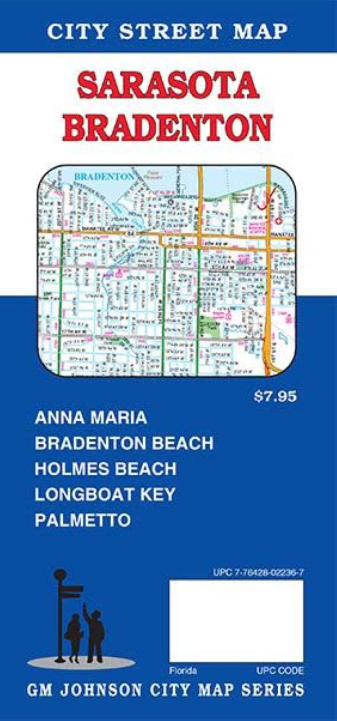 Sarasota and Bradenton, Florida Street Map