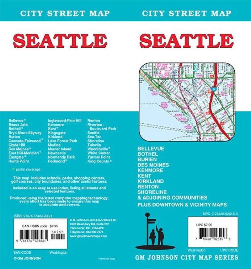 Seattle, Washington Street Map
