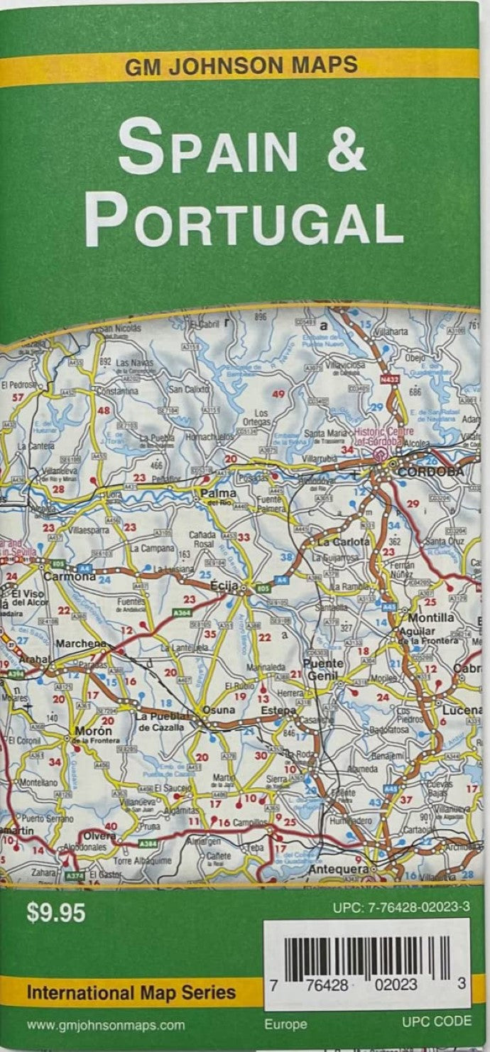 Spain & Portugal Road Map