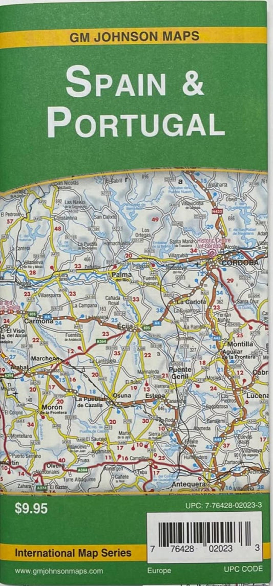 Spain & Portugal Road Map
