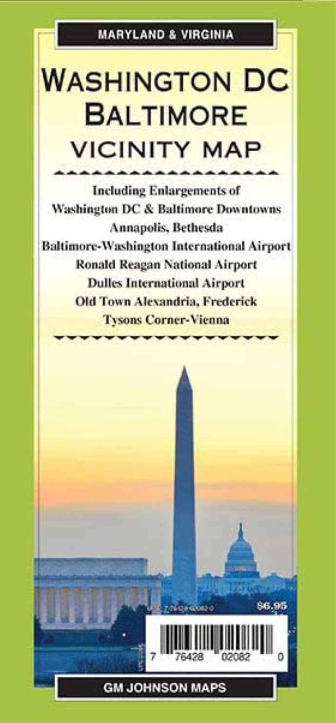 Washington DC / Baltimore & Vicinity, Maryland / Virginia Regional Map