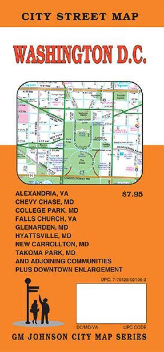 Washington DC, Virginia Street Map