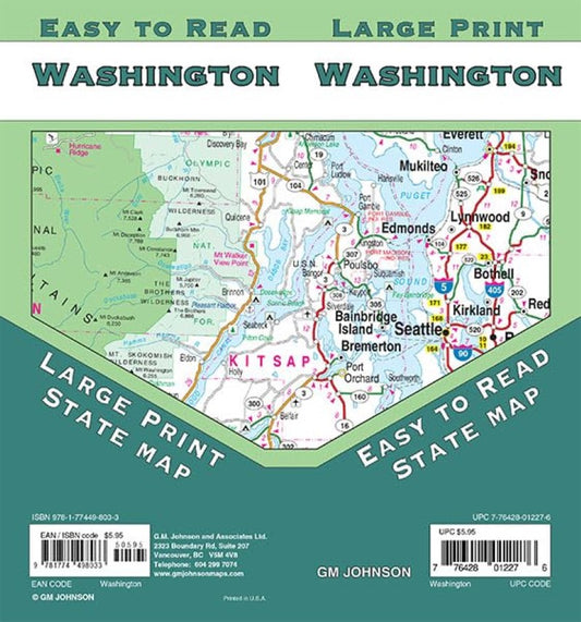 Washington : large print = Washington : easy to read