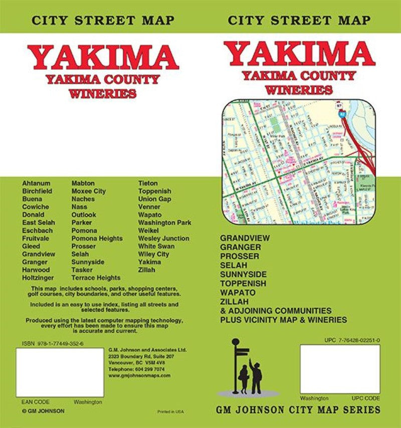 Yakima : Yakima County : wineries : city street map