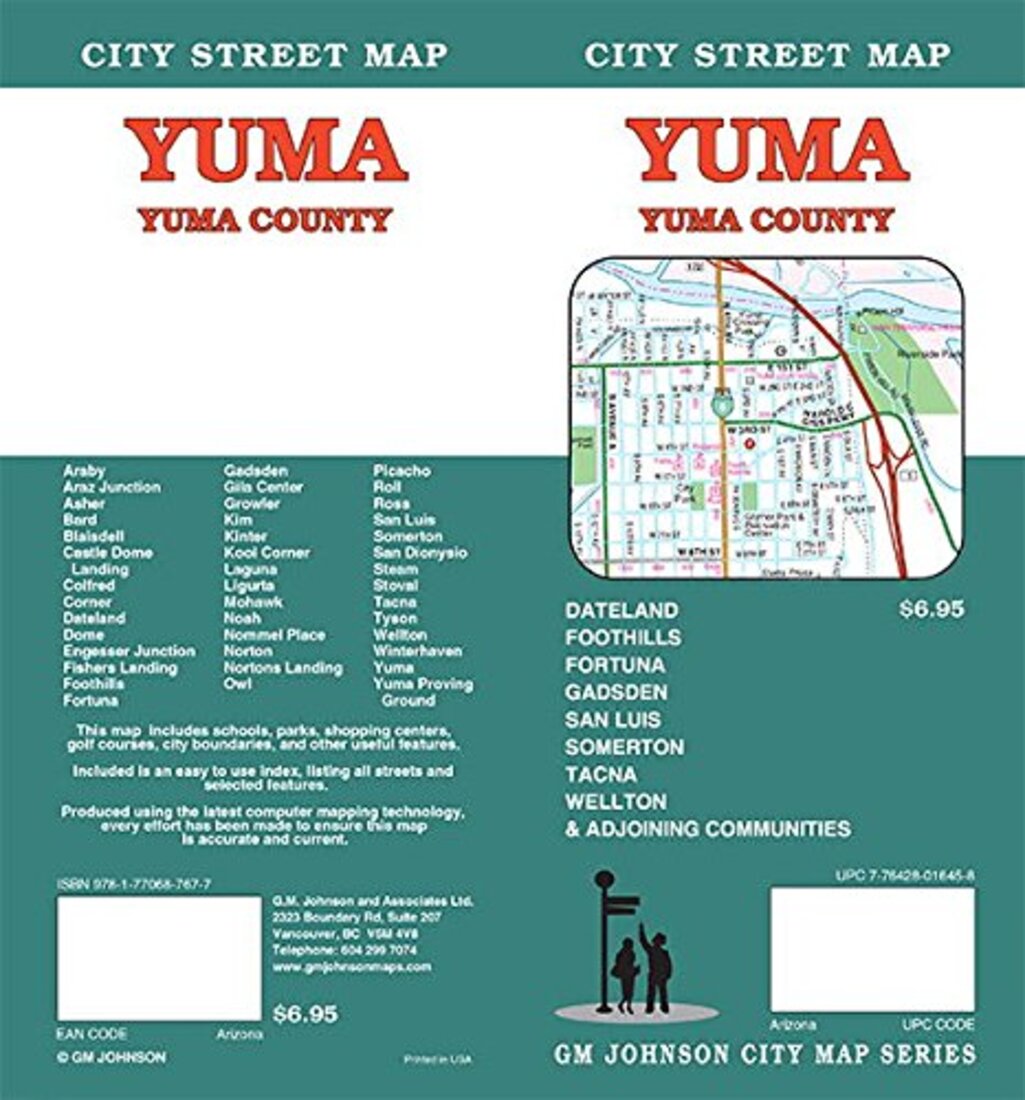 Yuma : Yuma County : city street map