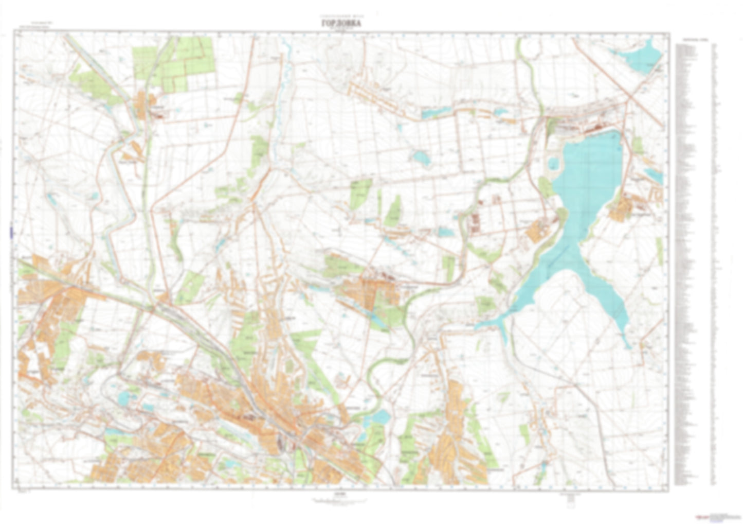 Gorlovka 1 (Ukraine) - Soviet Military City Plans