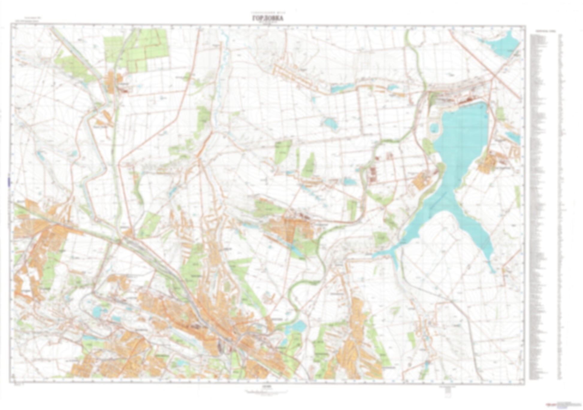 Gorlovka 1 (Ukraine) - Soviet Military City Plans