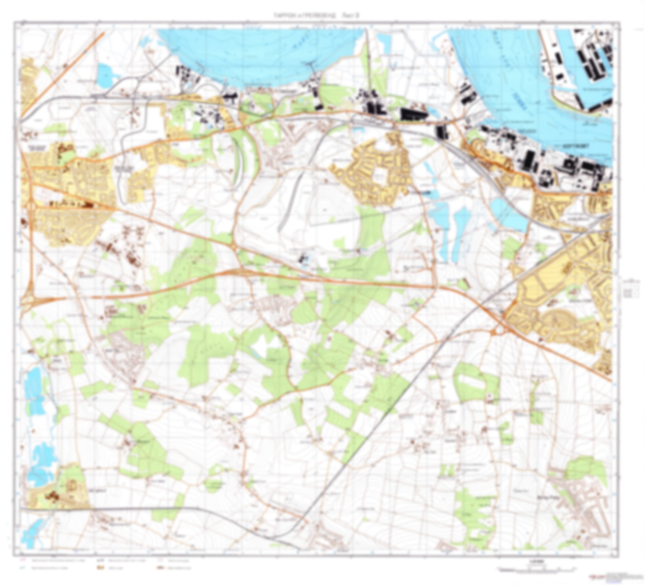 Grays, Gravesend 3 (UK) - Soviet Military City Plans – Longitude Maps