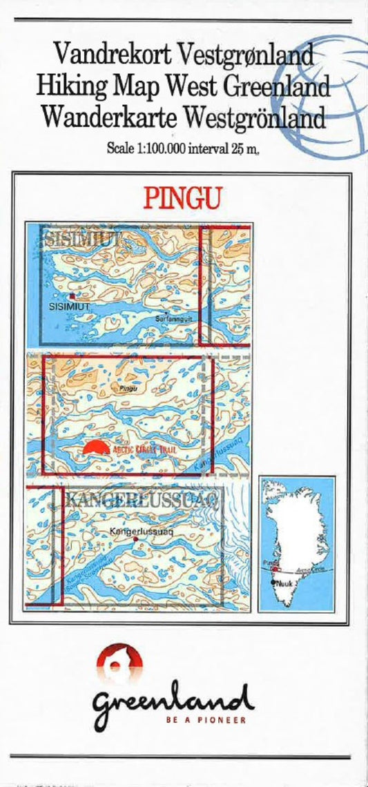 Pingu hiking map