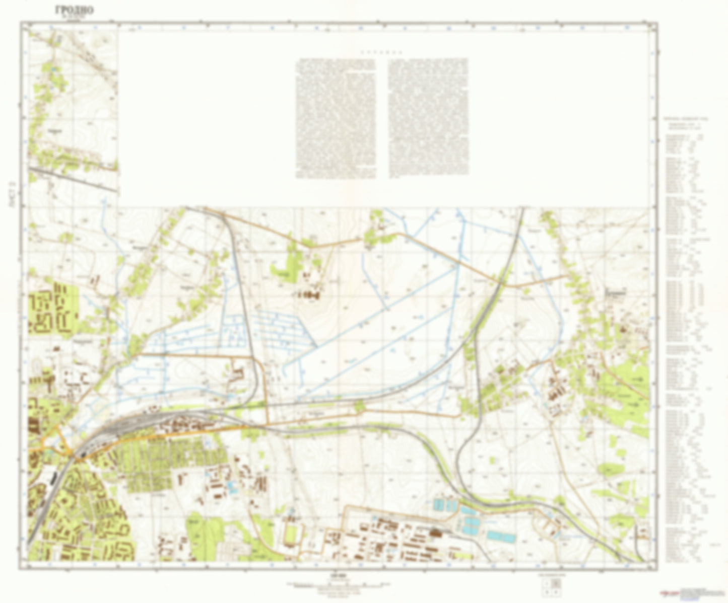 Grodno 2 (Belarus) - Soviet Military City Plans