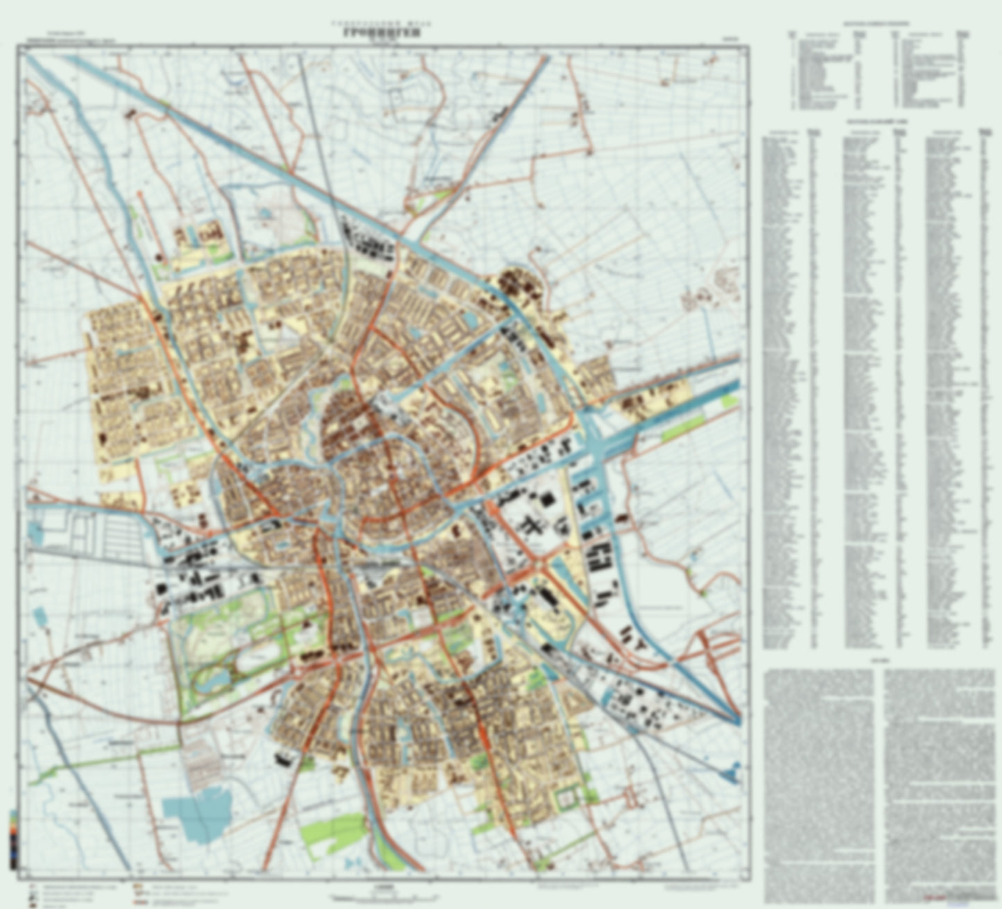 Groningen (Netherlands) - Soviet Military City Plans