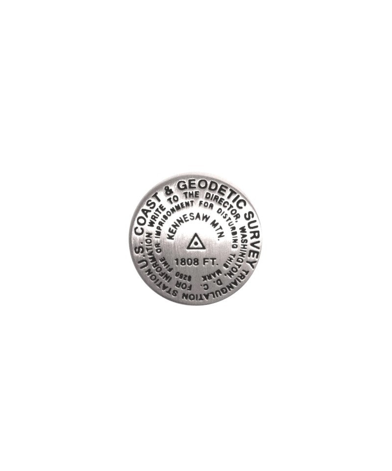 Kennesaw Mountain, Georgia benchmark lapel pin