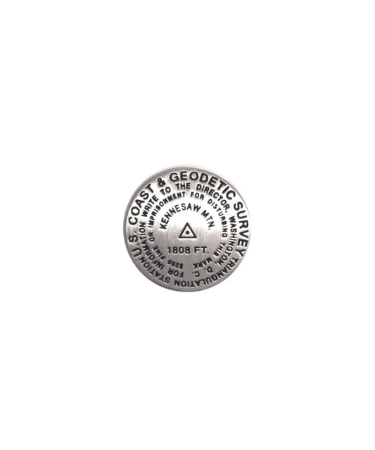 Kennesaw Mountain, Georgia benchmark lapel pin