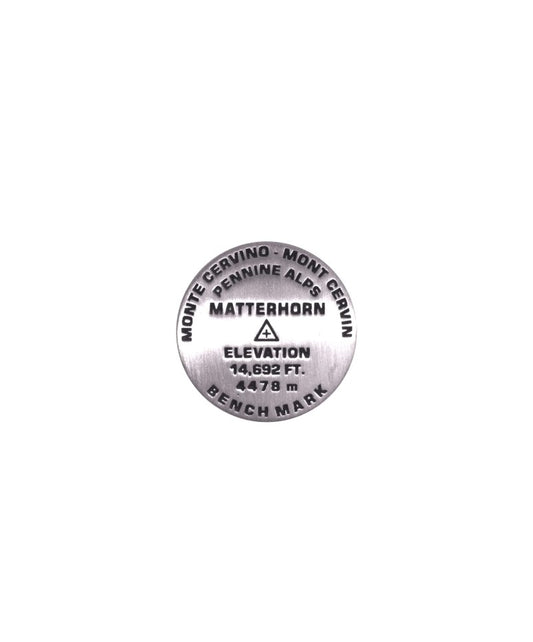 Matterhorn benchmark lapel pin