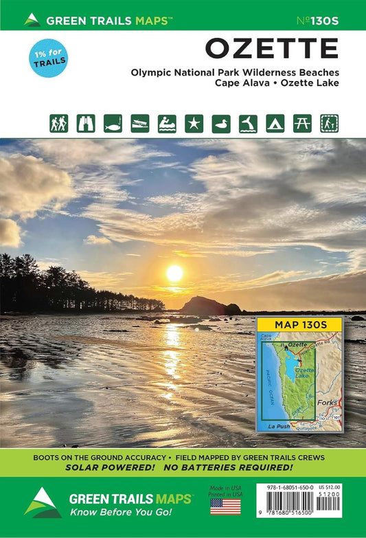 Ozette, WA No. 130S Trail Map