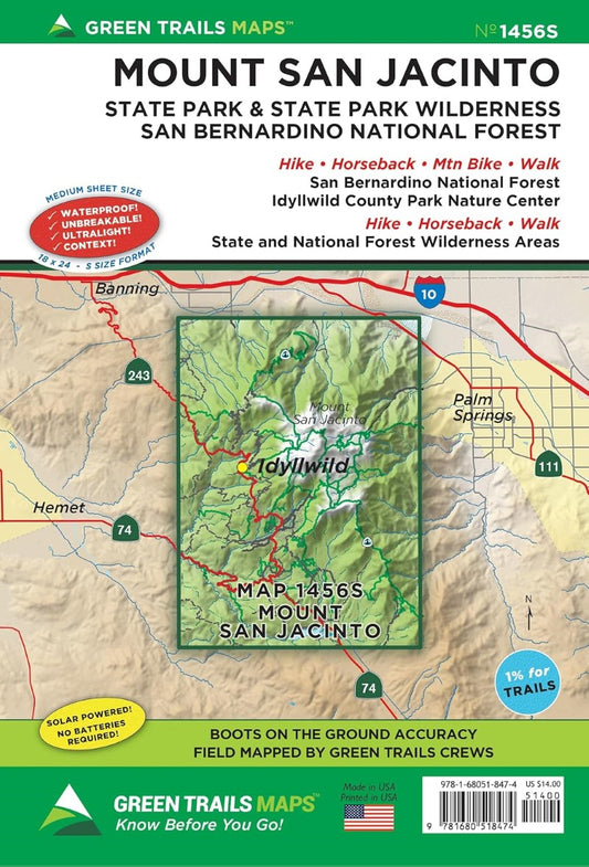 Mount San Jacinto, CA : State Park & State Park Wilderness : San Bernardino National Forest