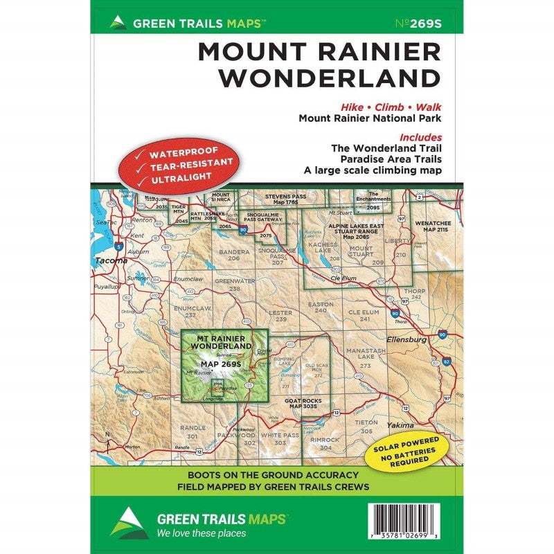 Mount Rainier Wonderland Climbing, WA No. 269SX