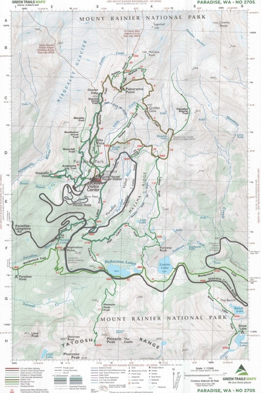 Paradise, WA No. 270S Trail Map