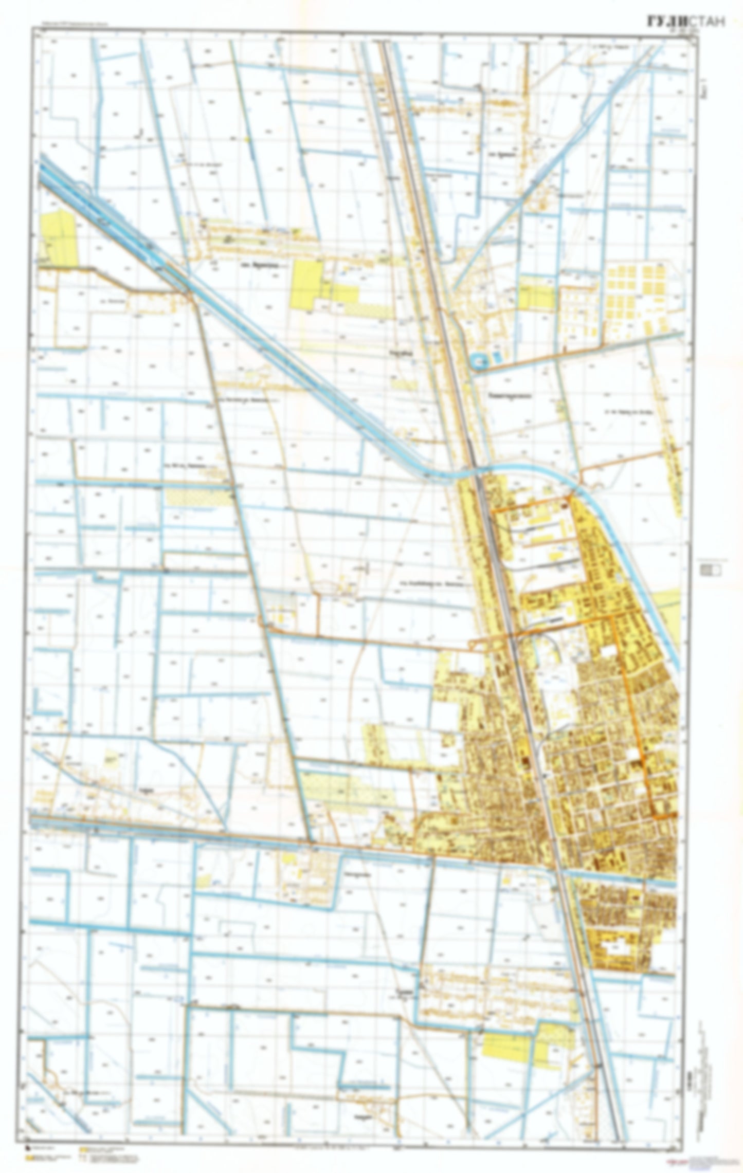 Gulistan 1 (Uzbekistan) - Soviet Military City Plans