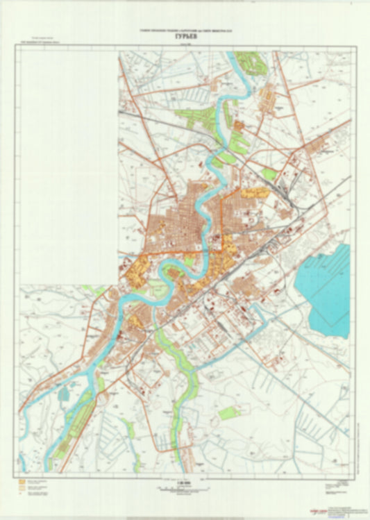Guryev / Atyrau (Kazakhstan) - Soviet Military City Plans