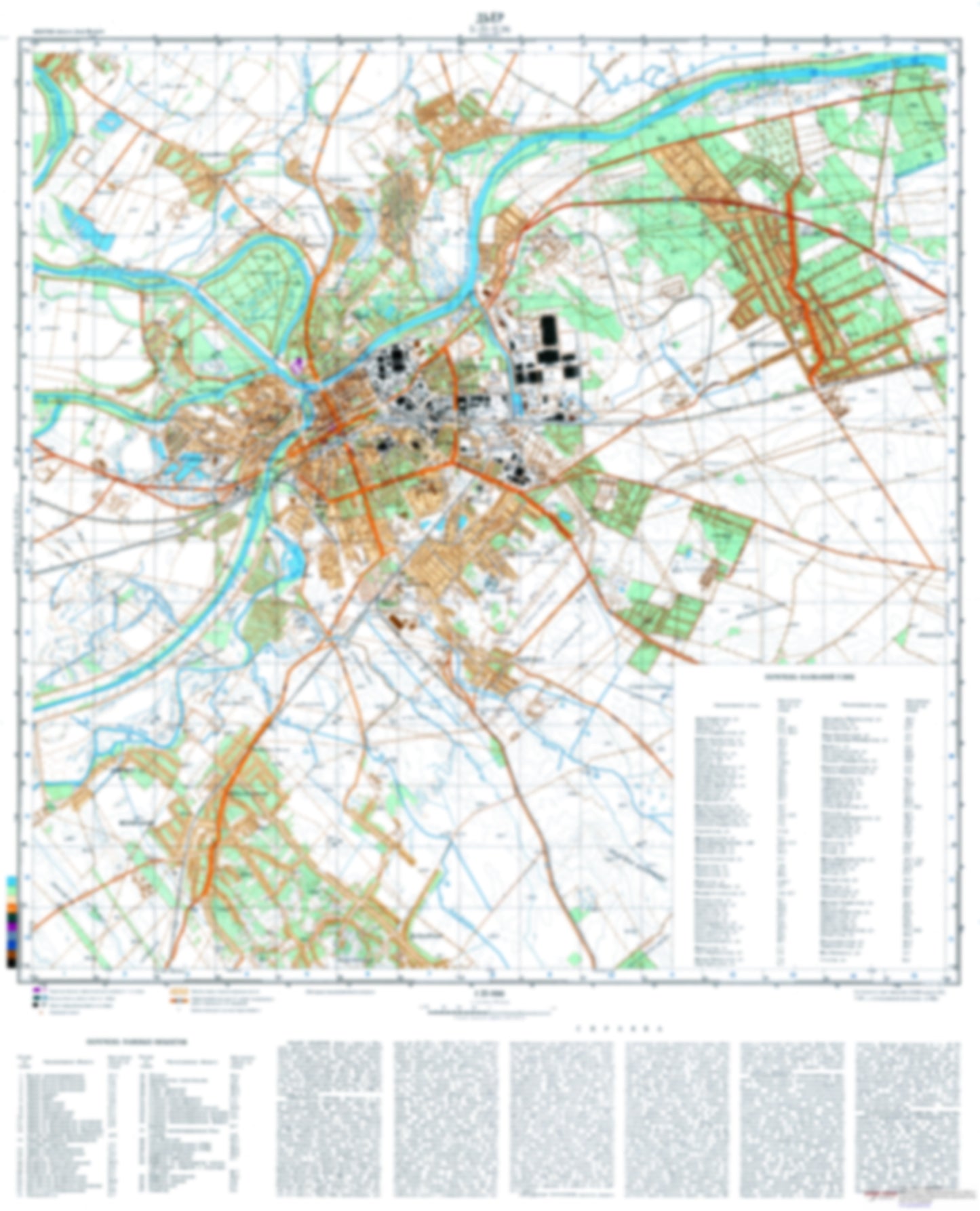 Gyor (Hungary) - Soviet Military City Plans