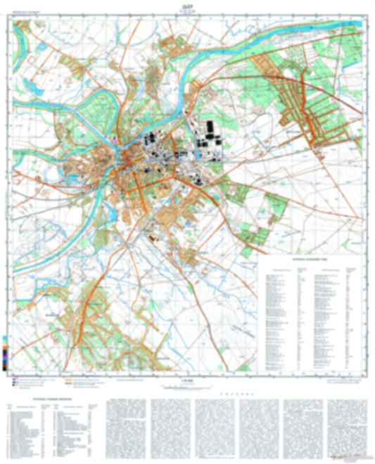 Gyor (Hungary) - Soviet Military City Plans