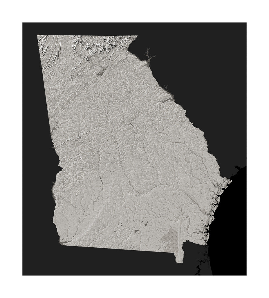 Georgia Archival Print – Longitude Maps