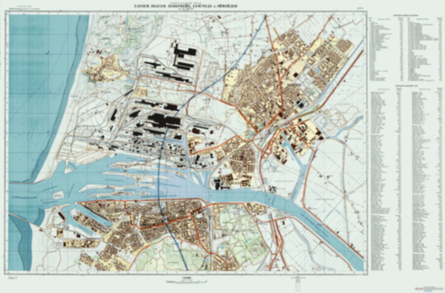 Haarlem, Velsen, Beverwejk 1 (Netherlands) - Soviet Military City Plans