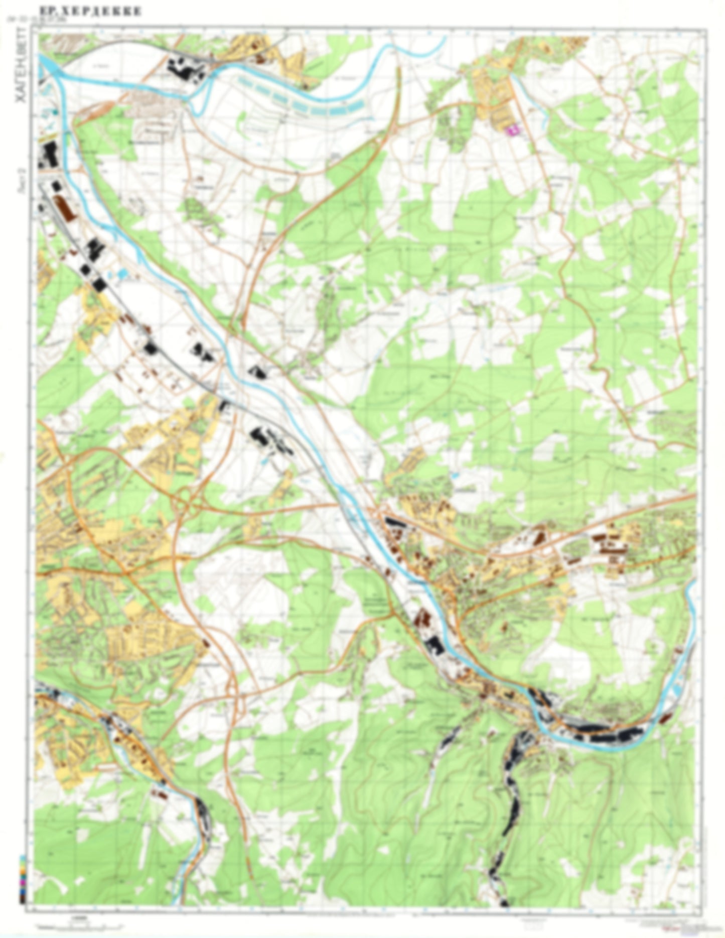 Hagen, Wetter, Herdecke 2 (Germany) - Soviet Military City Plans