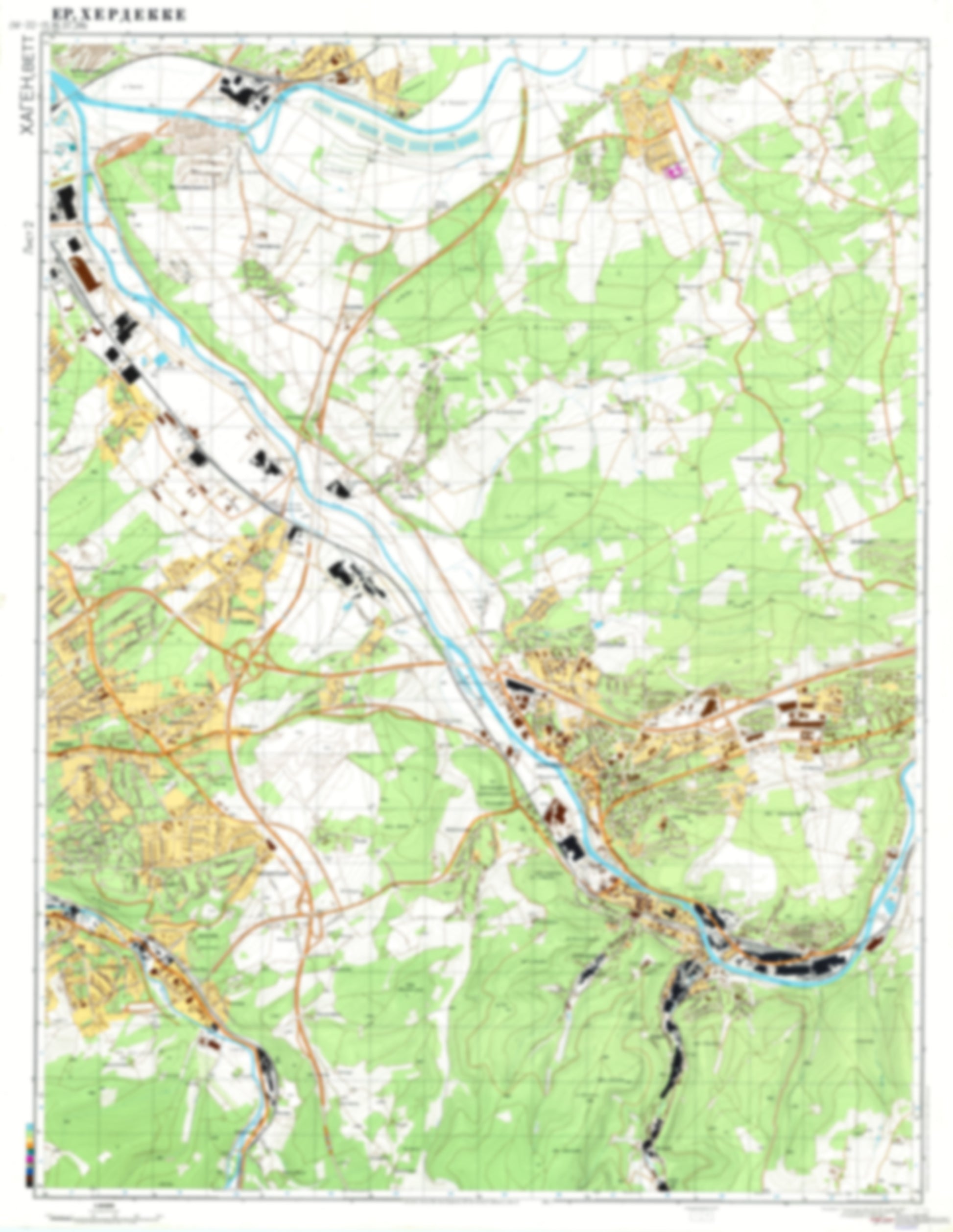 Hagen, Wetter, Herdecke 2 (Germany) - Soviet Military City Plans